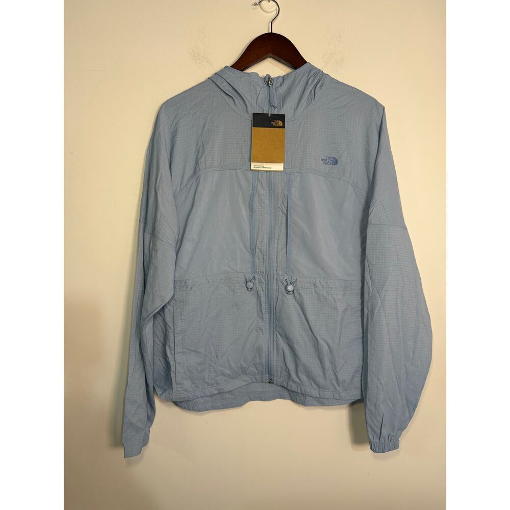 The North Face Spring Peak Rain Defender Jacket NWT Size Medium in Steel Blue - Picture 2 of 8